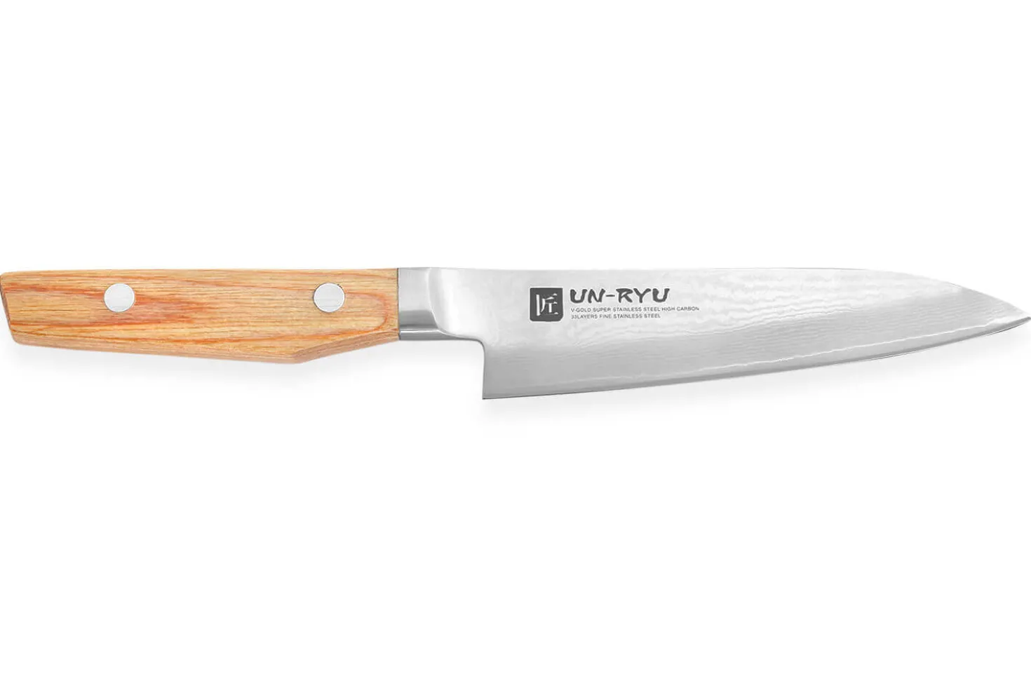 Couteau universel japonais Shimomura Un-Ryu 12cm damas 33 couches