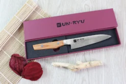 Couteau universel japonais Shimomura Un-Ryu 12cm damas 33 couches