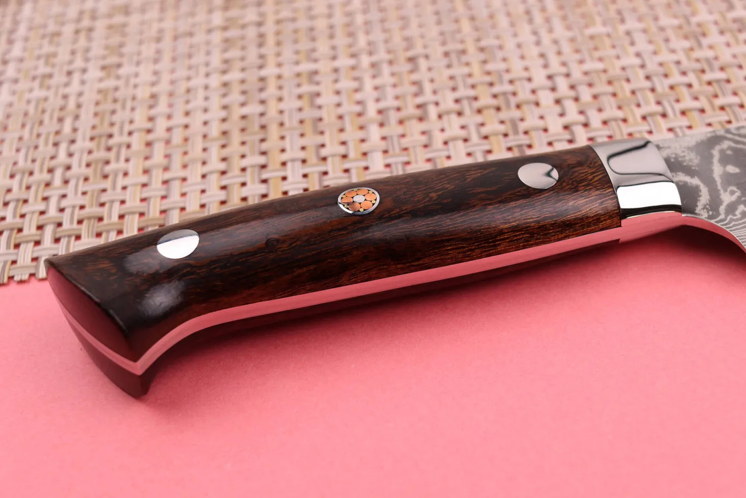 Couteau universel japonais Takeshi Saji R2 Damas Mosaïque 13cm