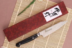 Couteau universel kiritsuke 12cm japonais Sakai Takayuki Coreless Damascus