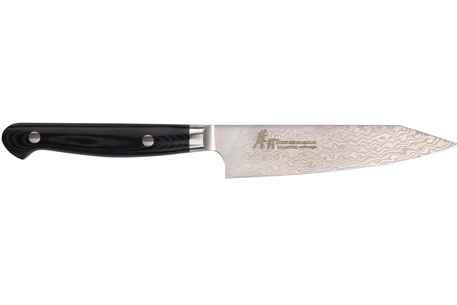 Couteau universel kiritsuke 12cm japonais Sakai Takayuki Coreless Damascus