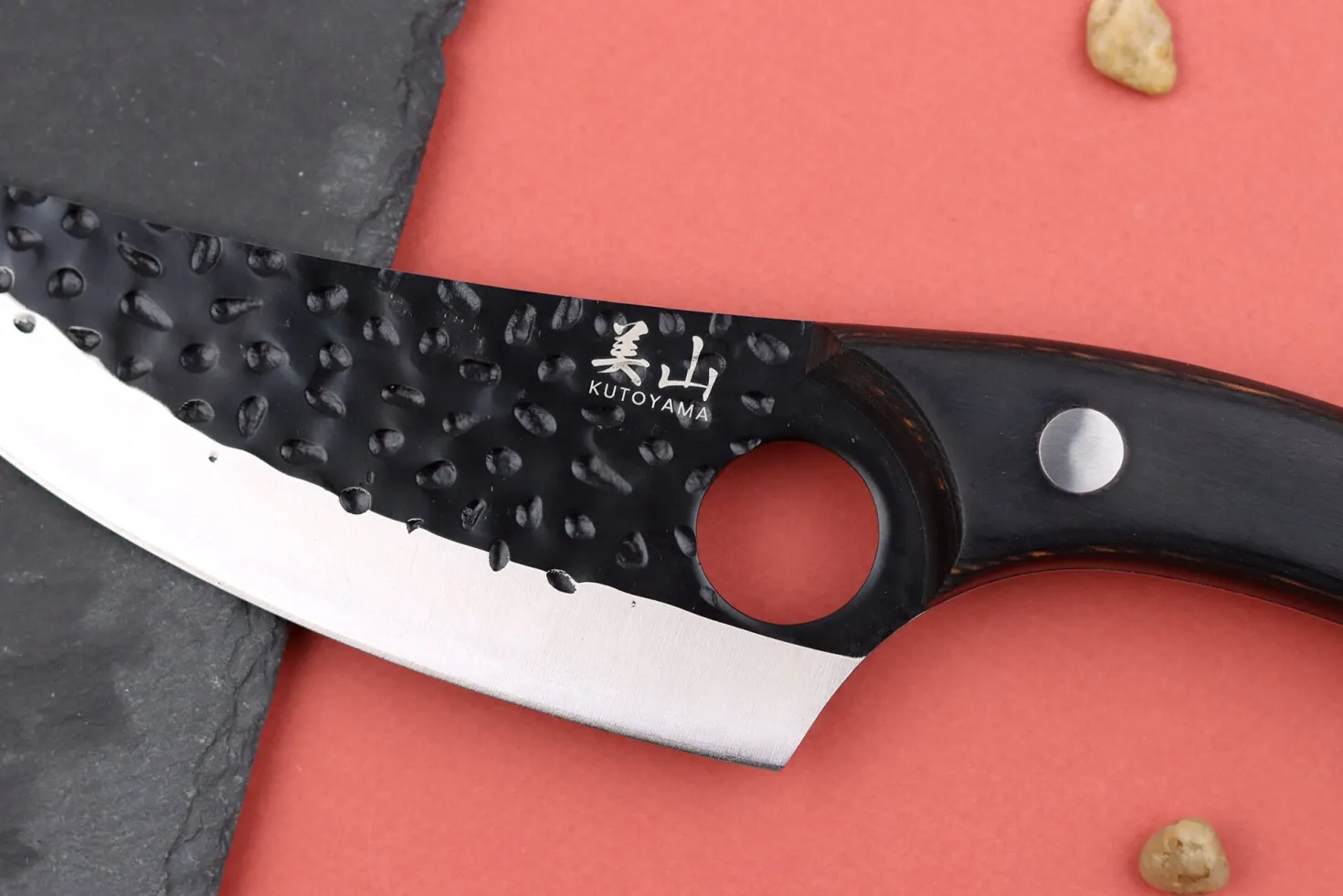 Couteau viking 15cm Kutoyama manche ébène