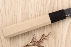 Couteau yanagiba 24cm japonais artisanal Sakai Kikumori Kikuzuki Kuro