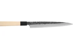 Couteau yanagiba 24cm japonais artisanal Sakai Kikumori Kikuzuki Kuro