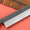 Couteau yanagiba 24cm japonais artisanal Hatsukokoro Shirasagi manche en ébène