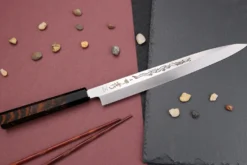 Couteau yanagiba 27cm japonais artisanal Sakai Takayuki Honyaki Shoryu VG10