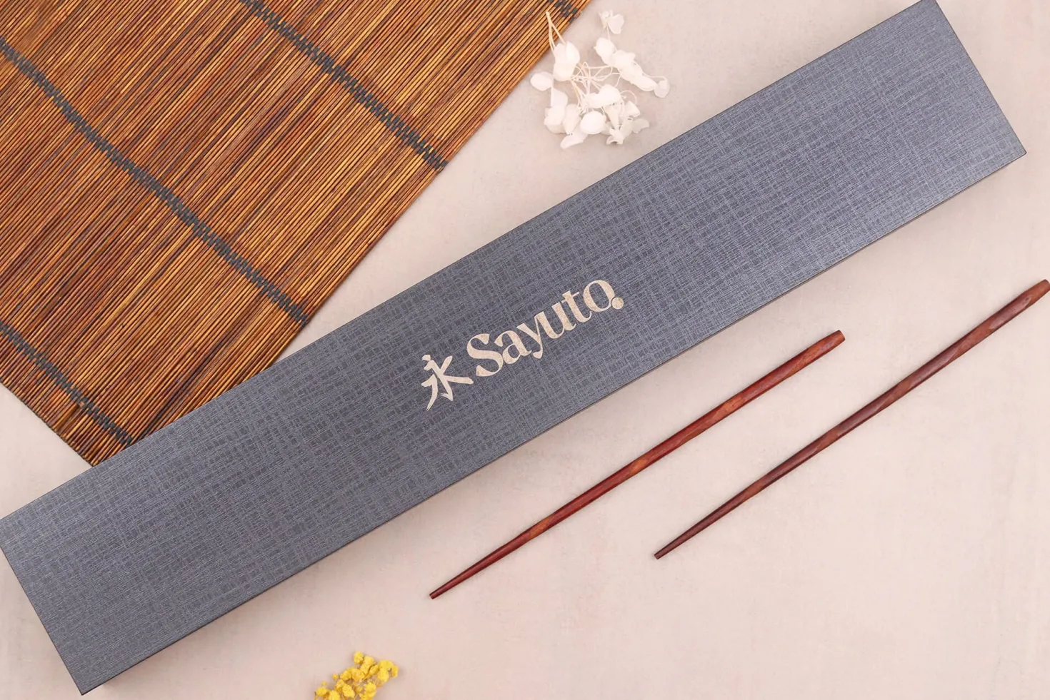 Couteau yanagiba 30cm Sayuto Ebène 7Cr manche en ébène