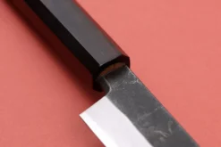Couteau yanagiba kiritsuke 27cm japonais artisanal Hatsukokoro Shirasagi manche en ébène