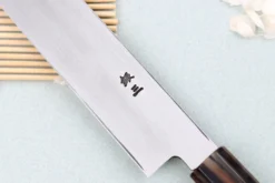 Couteau yanagiba kiritsuke 27cm japonais artisanal Nakamura Kaishin Ginsan Damas
