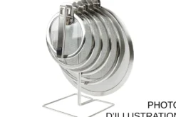 Couvercle anti-projection Cristel Strate Amovible en acier inox