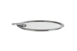 Couvercle plat Cristel Strate Amovible en verre trempé