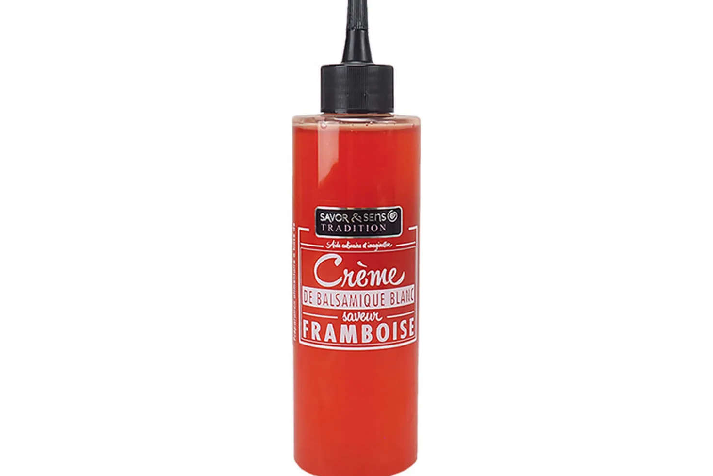 Crème balsamique blanc Savor&Sens saveur framboise 20cl