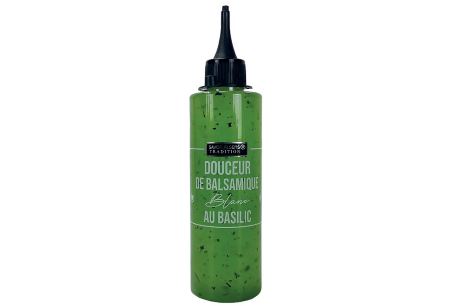 Crème balsamique blanc Savor&Sens saveur basilic 20cl