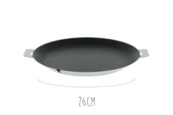 Crêpière antiadhérente Cristel Mutine Amovible Exceliss en inox
