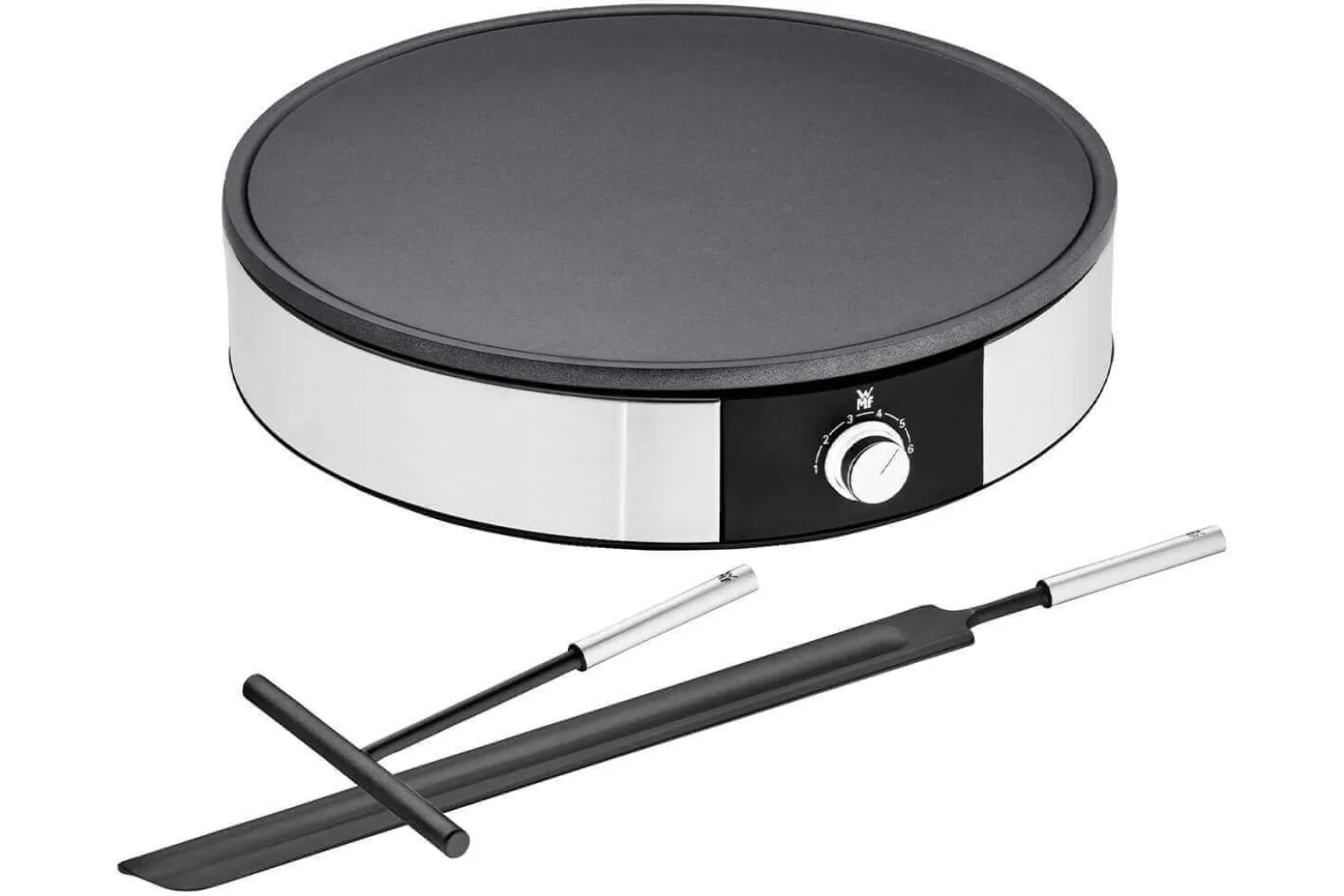 Crêpière électrique WMF Lono 1600W avec ustensiles