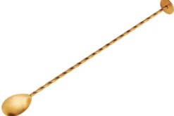 Cuillère à cocktail Point Virgule 26,5cm en inox doré