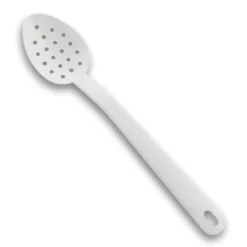 Cuillère de service Exoglass® MATFER professionnelle perforée blanche 34cm