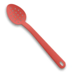 Cuillère de service Exoglass® MATFER professionnelle perforée rouge 34cm