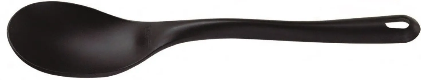 Cuillère de service professionnelle en polyamide noir 35cm
