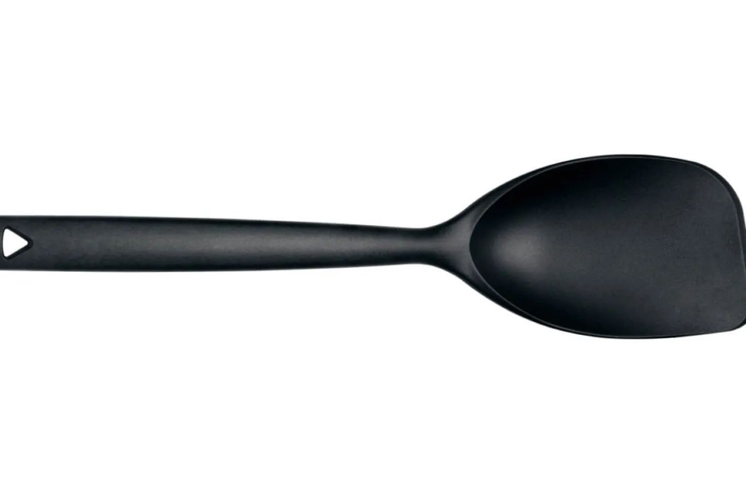 Cuillère de service Triangle en nylon noir 35cm