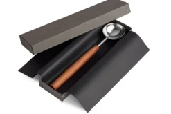 Cuillère doseuse à café Triangle Sense 15ml en inox manche prunier