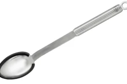 Cuillère droite Rosle en acier inoxydable et silicone