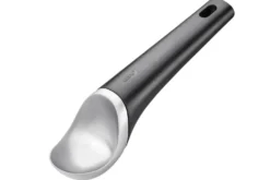 Cuillère à glace Gefu Italia en zinc moulé / ABS noir
