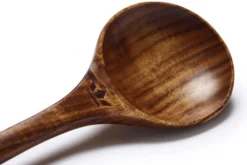 Cuillère pour goûter et servir Dutchdeluxes bois d'acacia 33,5 x 7,8cm