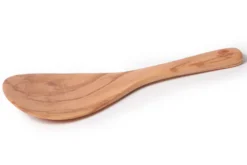 Cuillère à riz Bérard faite main en bois d'olivier 21,5cm