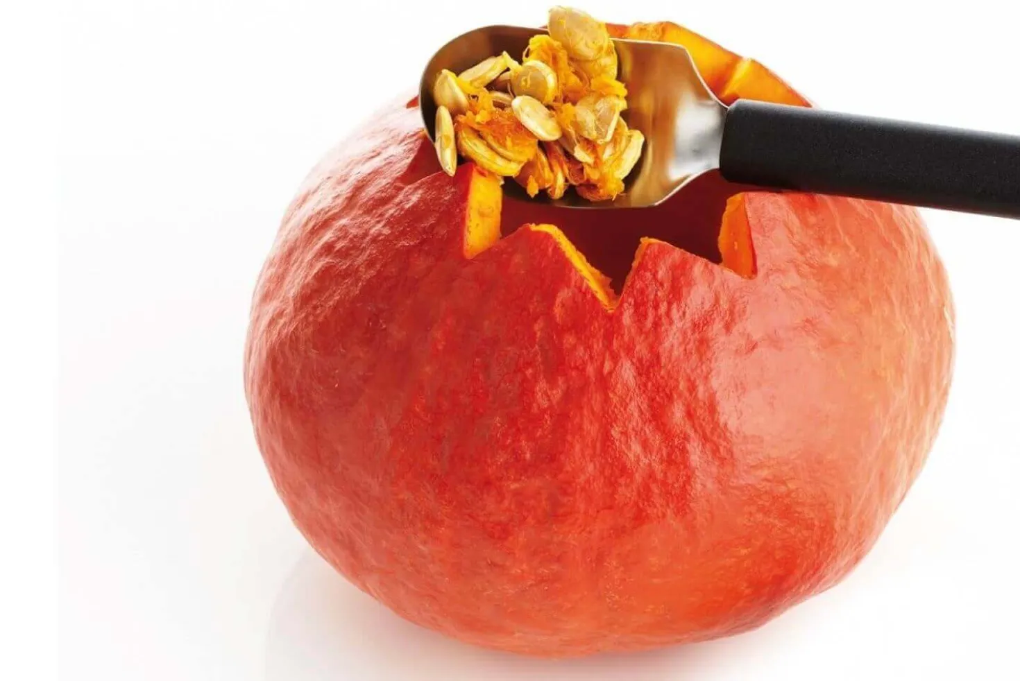 Cuillère à évider pour fruits Triangle manche en green grip