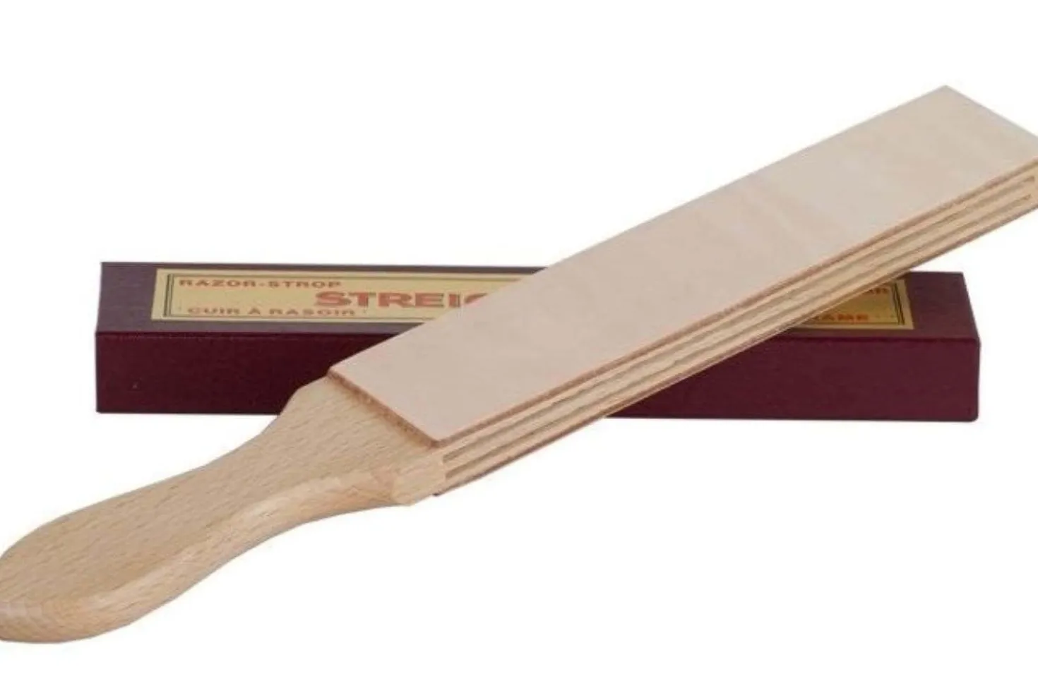 Cuir à rasoir HEROLD 2 côtés peau 32 cm