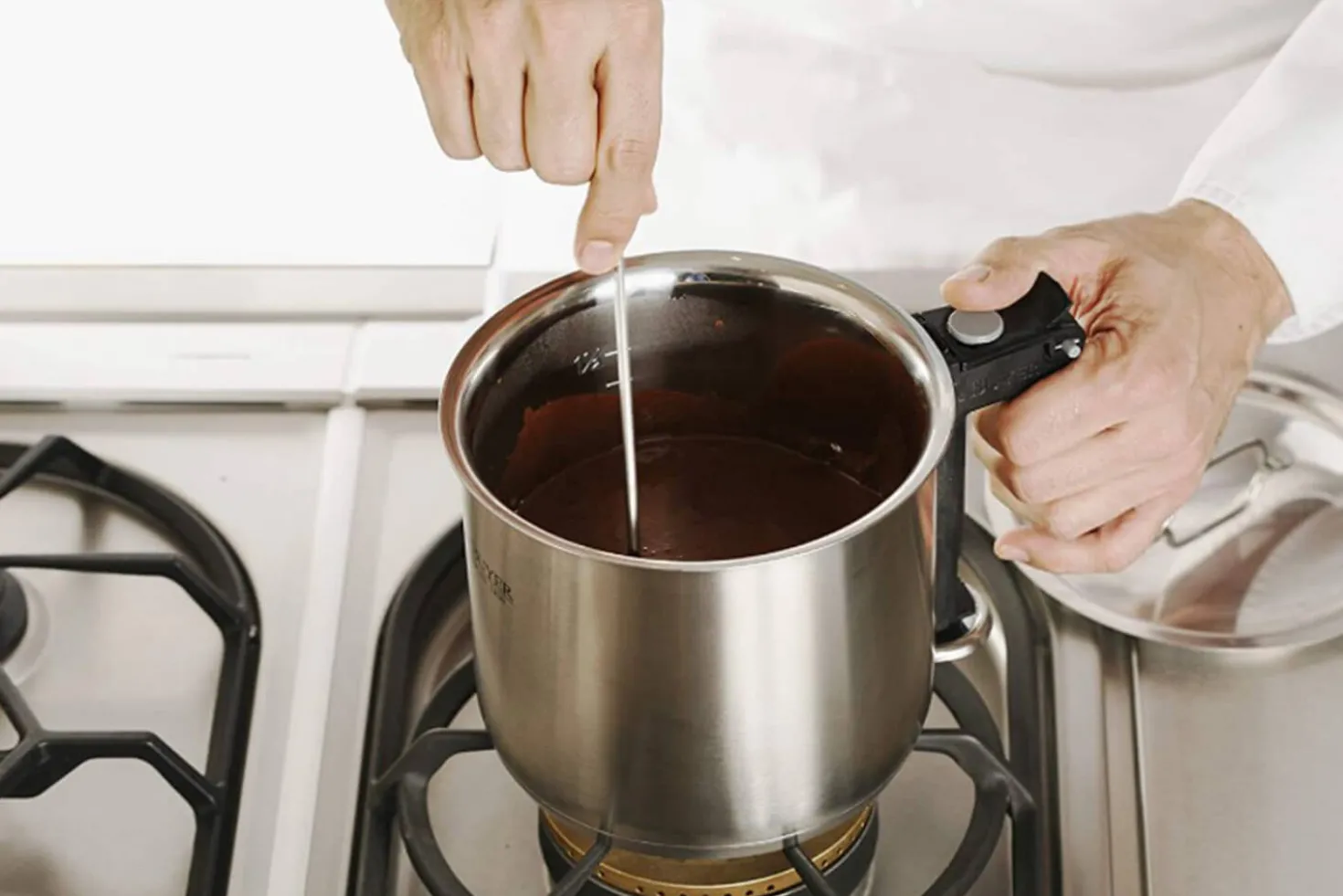 Cuiseur bain-marie De Buyer double-paroi en inox 1,5L