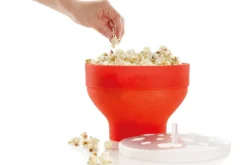 Cuiseur à popcorn pliable Lékué pour micro-ondes