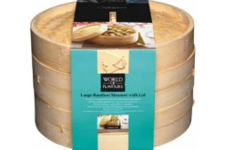Cuiseur vapeur bambou Kitchen Craft 2 niveaux