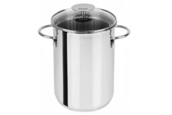 Cuit asperges Cristel 16cm avec panier inox et couvercle verre