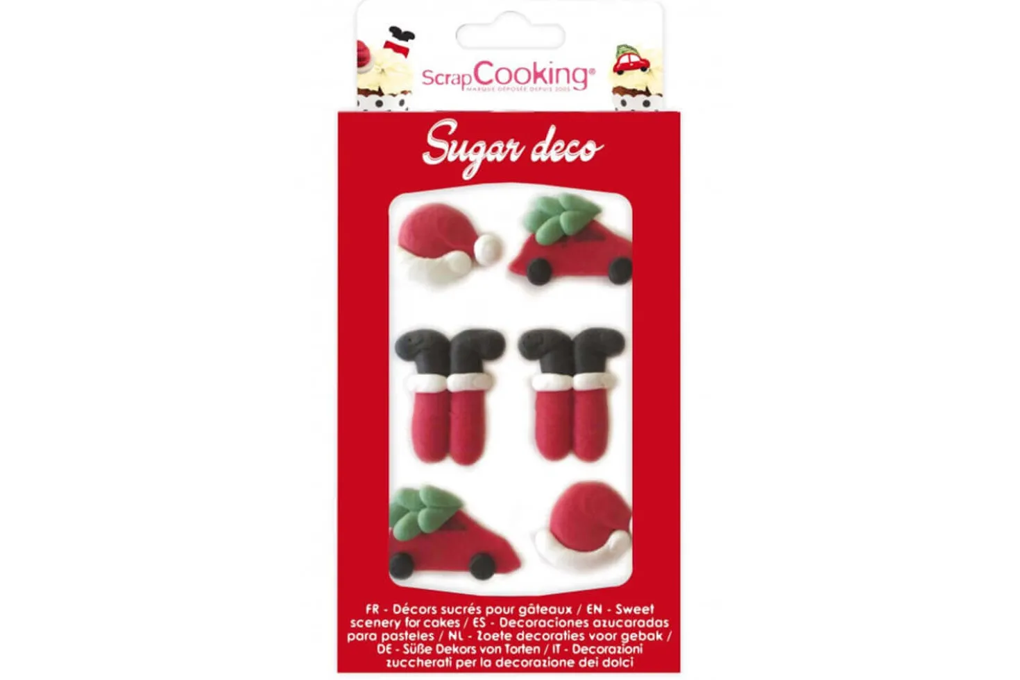 Décorations en sucre Scrapcooking - Père Noël