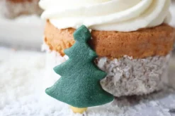Décors Scrapcooking Sapins de Noël en pâte d'amande