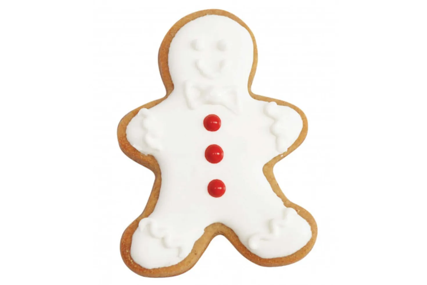 3 découpoirs Scrapcooking en inox doré - Bonhomme pain d'épice/sucre d'orge/étoile