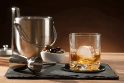 Double jigger Barcraft en acier inoxydable 25ml et 50ml avec poignée