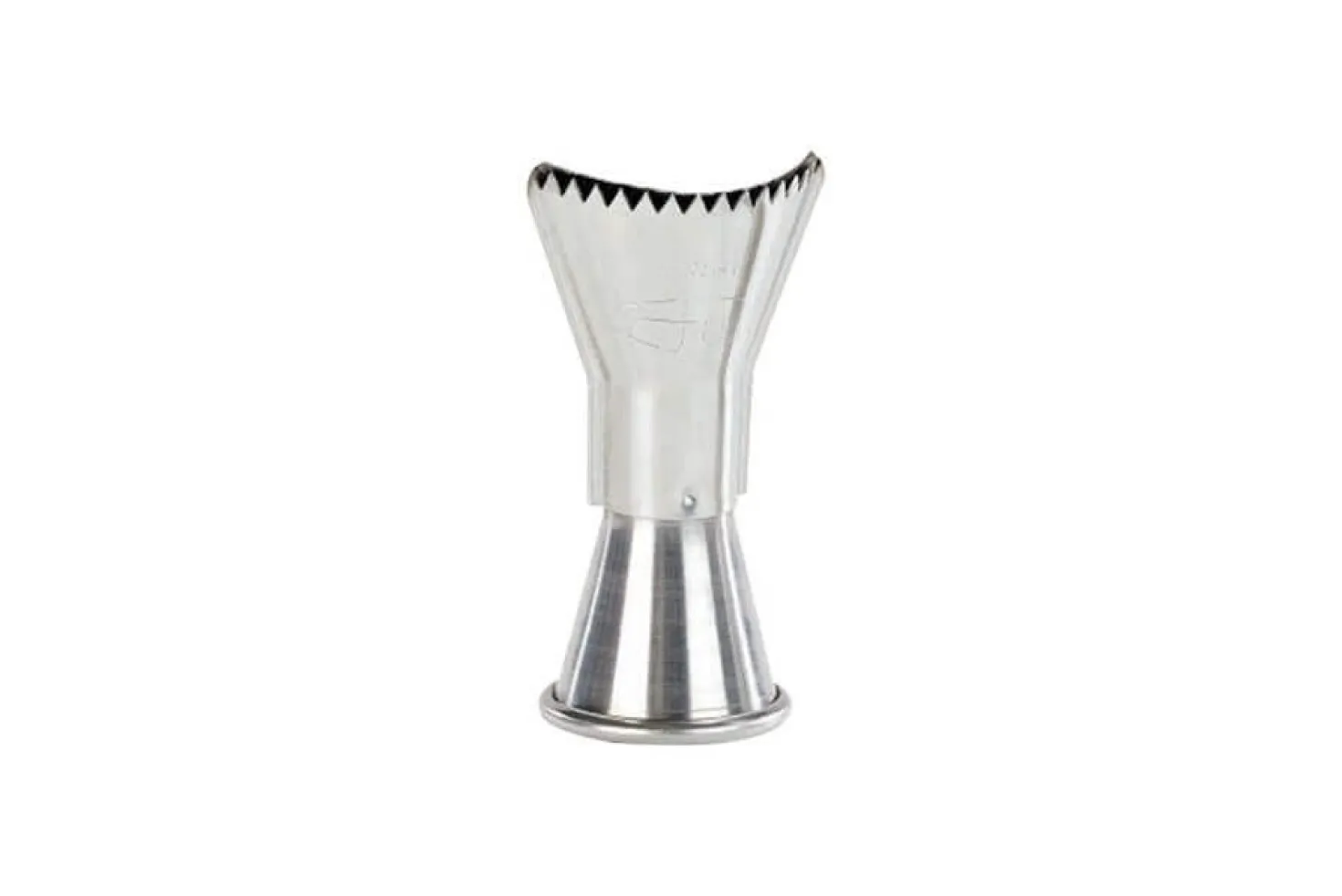 Douille à bûche Express inox avec dents