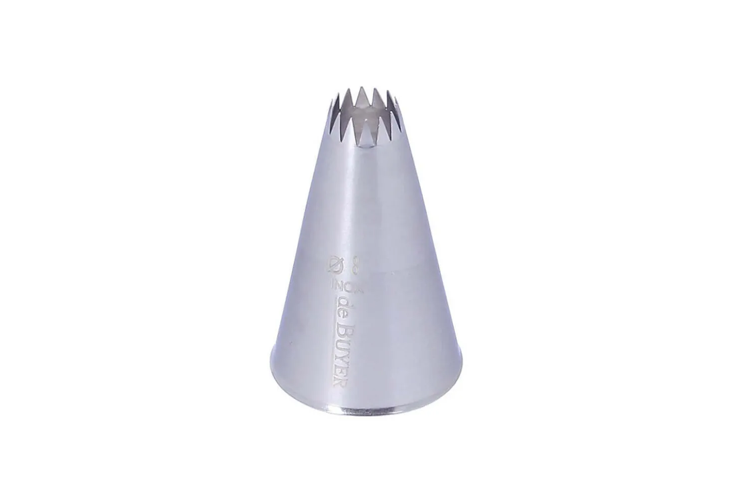 Douille cannelée petits fours De Buyer inox