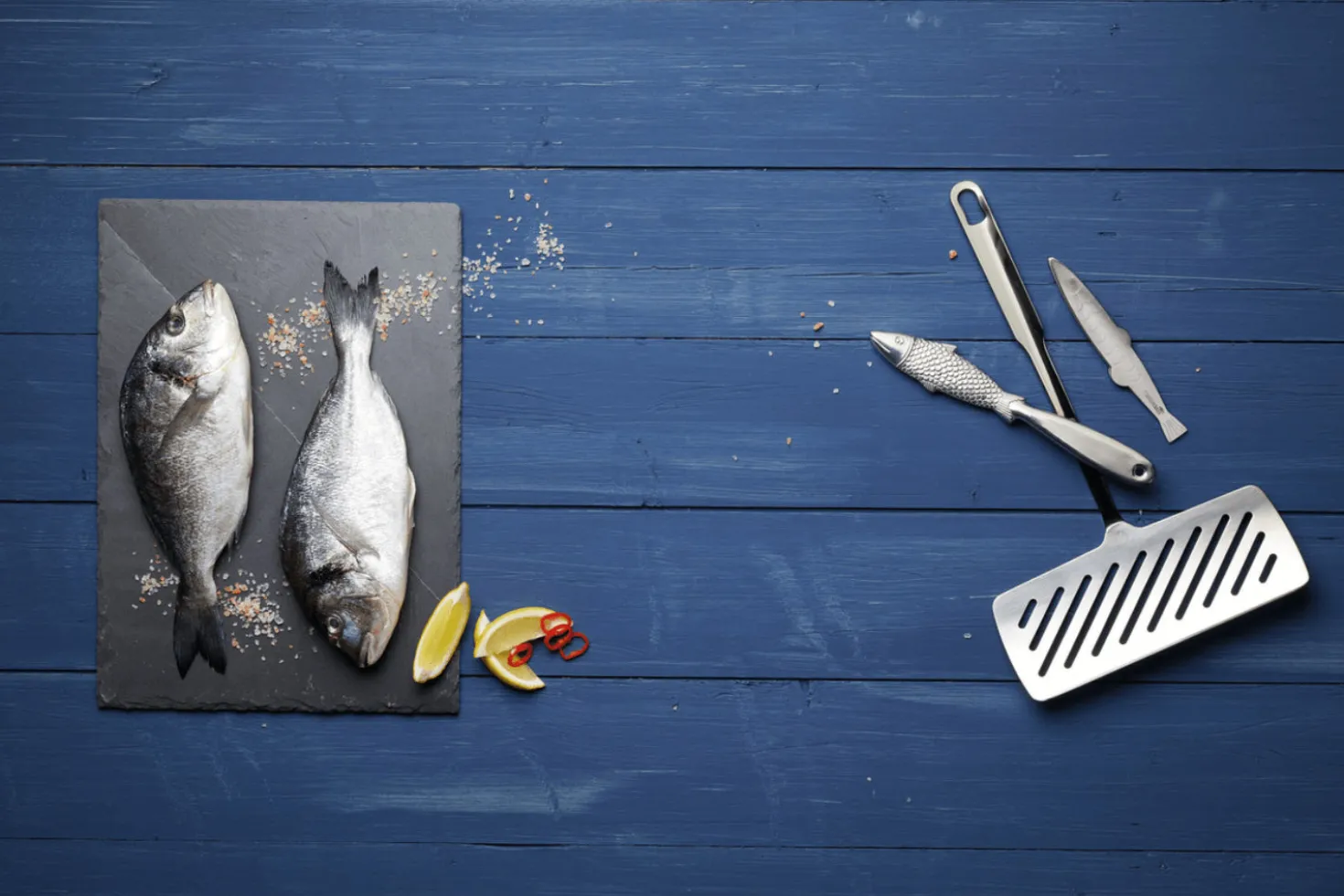 Ecailleur à poisson KitchenCraft en acier inoxydable 21cm