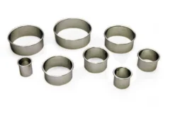 8 Emportes-pièces ronds unis de 2 à 9 cm