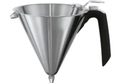 Entonnoir à pâtisserie et sauces Rosle en inox diamètre 19cm avec socle
