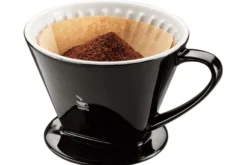 Filtre à café Gefu Stefano en grès noir taille 4