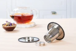 Filtre à thé Cristel dévissable et diamètre adaptable en inox