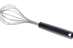 Fouet Triangle acier inox et manche green grip