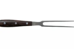 Fourchette à viande Wüsthof Ikon forgée 16cm en bois de grenadille