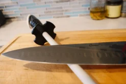 Fusil à aiguiser DMT mèche céramique à grain fin 2200 30cm manche noir