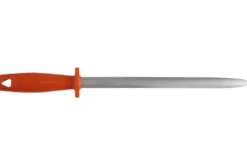 Fusil de boucher Fischer FISCHROM mèche ronde 30cm grain extra fin manche orange